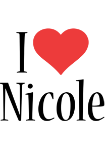 Nicole Logo - This Nicole logo may be used anywhere. | ᘻy Girls ❤ | Love logo ...