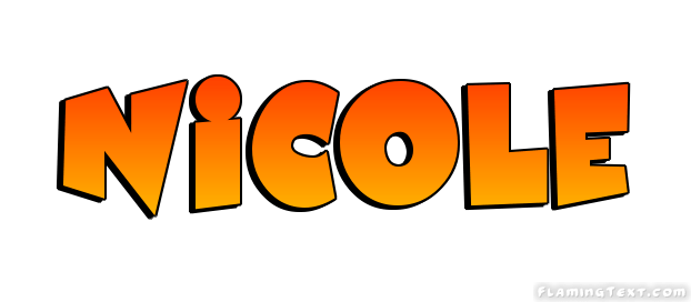 Nicole Logo - Nicole Logo | Free Name Design Tool from Flaming Text