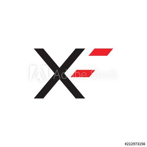XF Logo - XF logo letter design this stock vector and explore similar