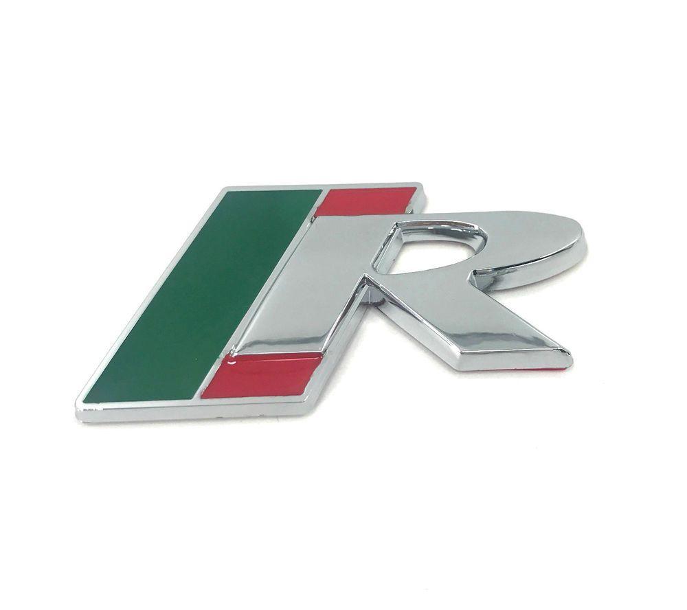 XF Logo - Car Truck R Logo 3D Metal Emblem Badge Sticker Decal for Jaguar XE XF XJR