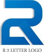 R2 Logo - R2 Letter Logo Vector (.AI) Free Download