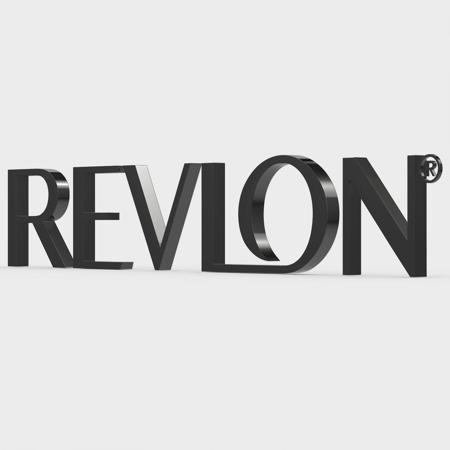 Revlon Logo - Revlon logo 3D Model in Other 3DExport
