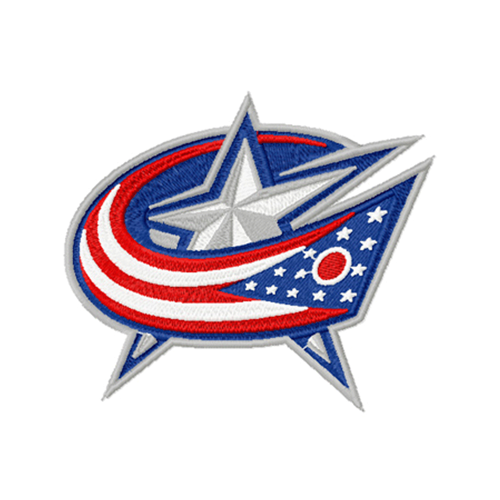 Jackets Logo - Columbus Blue Jackets embroidery design INSTANT download