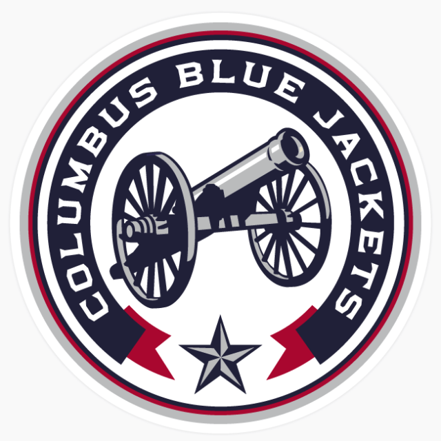 Jackets Logo - Columbus Blue Jackets Alternate #2 Logo NHL Diecut Vinyl Decal Buy 1 Get 2