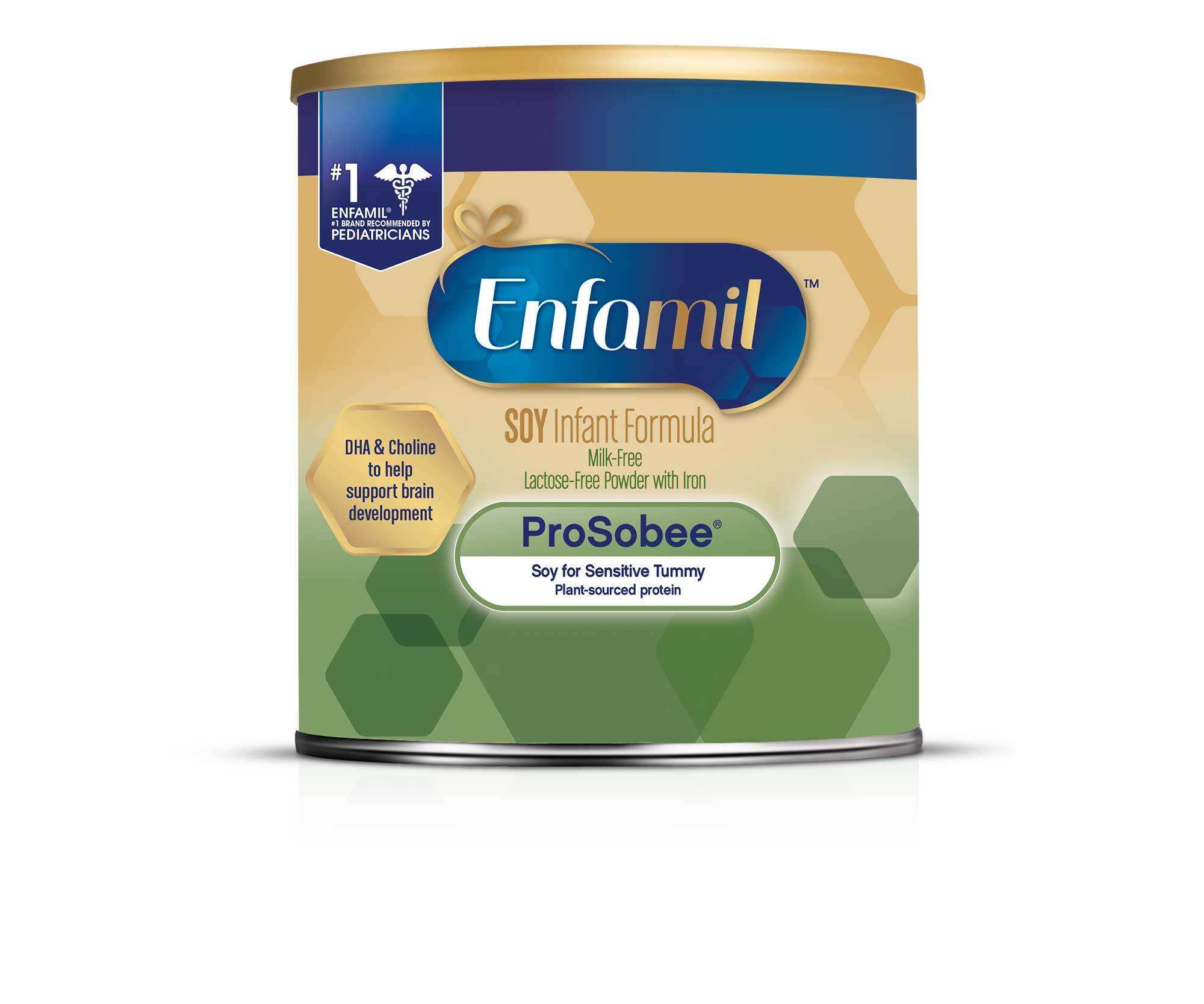 Enfamil Logo - Enfamil ProSobee Soy-Based Infant Formula, for Sensitive Tummies, Powder,  12.9 oz Can