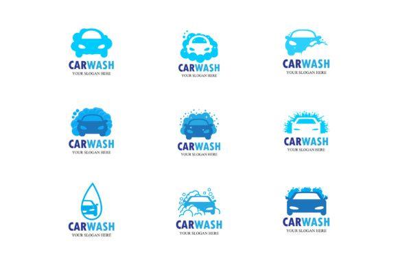 Carwash Logo - Car wash vector logo, emblem, icon, symbol, emblem