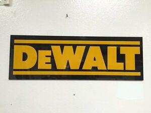 Dewalt Logo - Details about Dewalt Logo Wall Sign