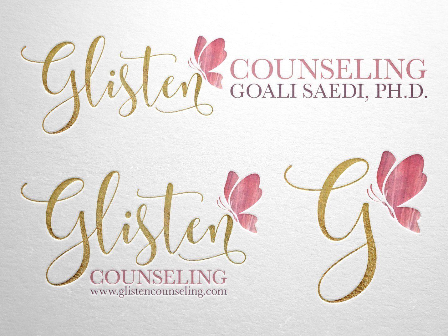 Counseling Logo - Glisten Counseling Logo // Meg Doyle // Graphic Designer