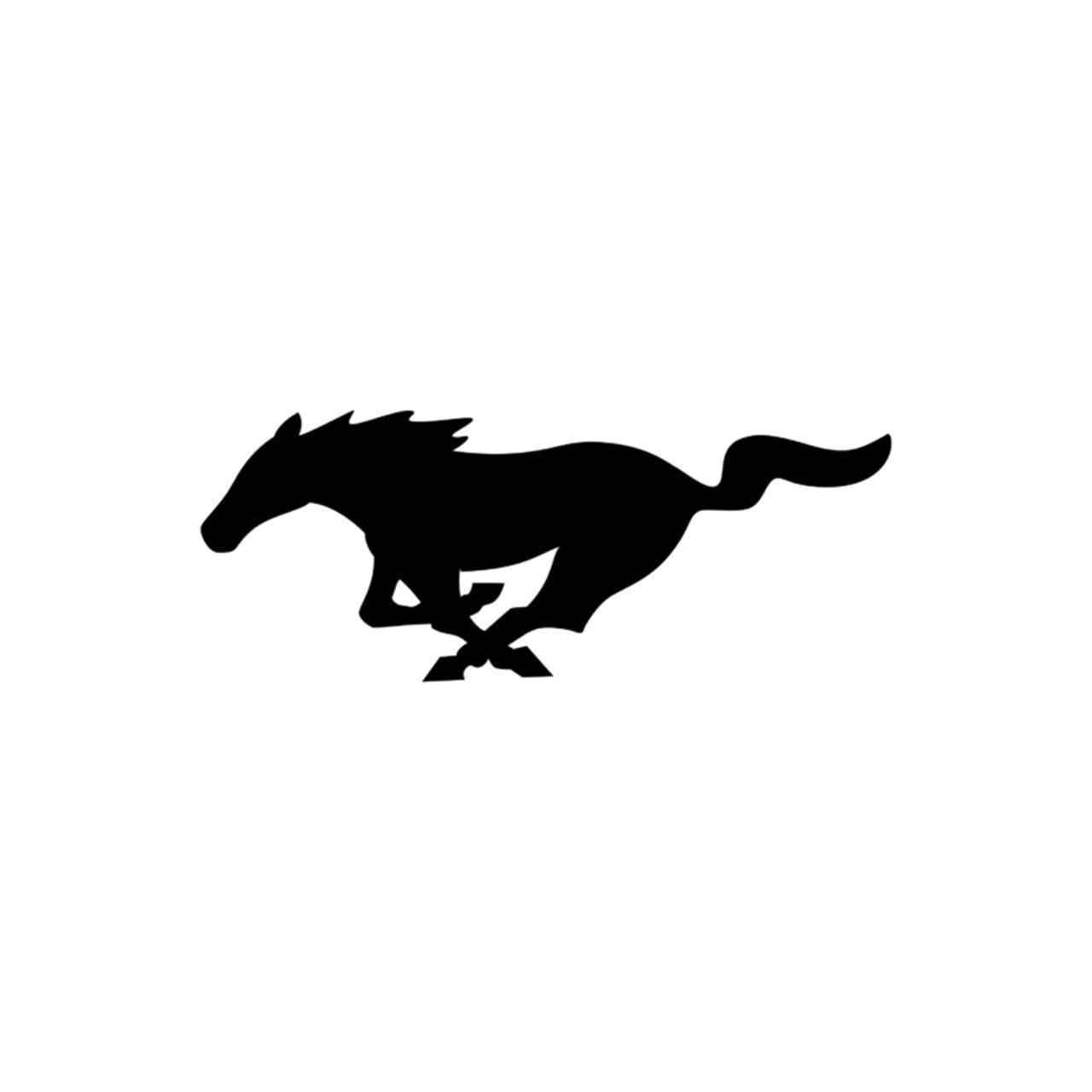 Mustnag Logo - Mustang Logo Plein Vinyl Decal