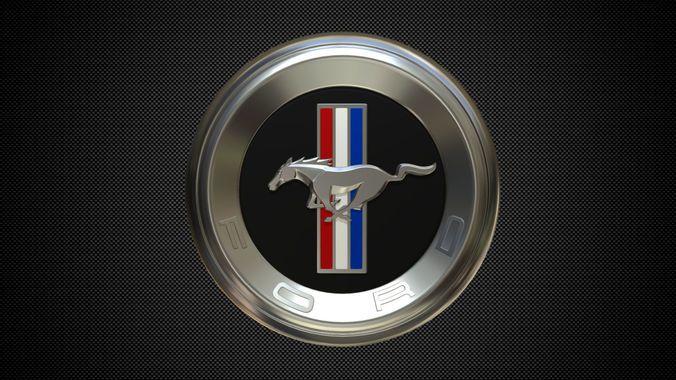 Mustnag Logo - mustang logo 6 | 3D model