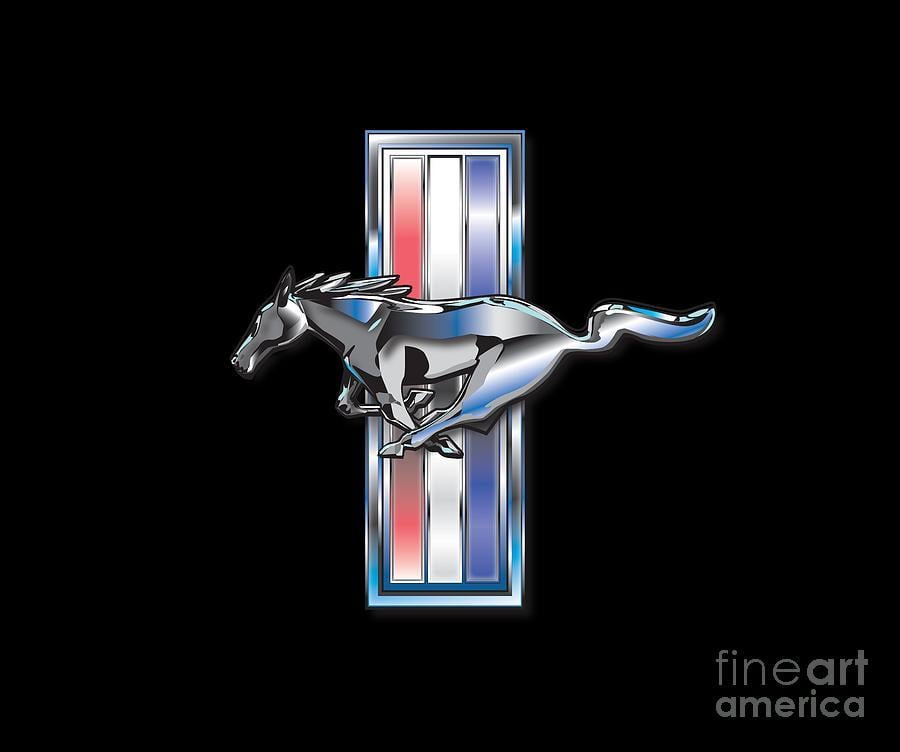 Mustnag Logo - Ford Mustang Emblem by Jerry Dyl