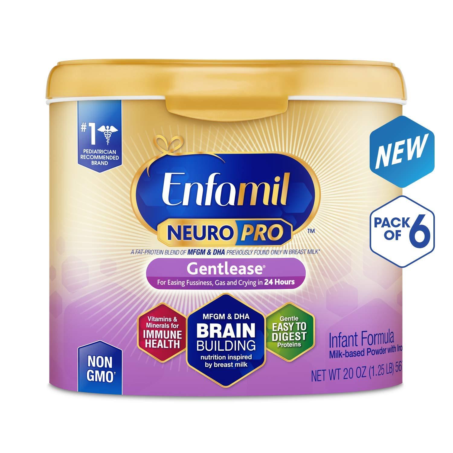 Enfamil Logo - 6-Pack of 20oz Enfamil NeuroPro Gentlease Infant Formula Powder ...