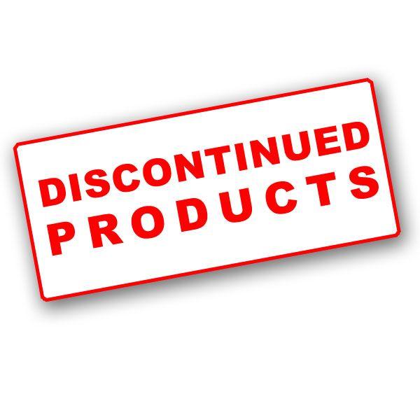 Discontinued Logo - Products being Discontinued
