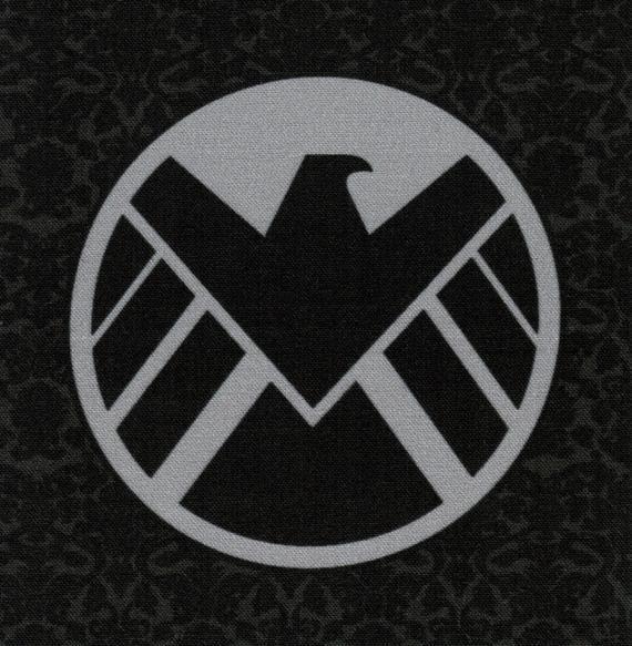 Discontinued Logo - DISCONTINUED S.H.I.E.L.D. Logo fabric print