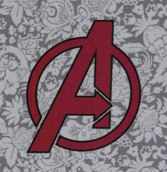 Discontinued Logo - DISCONTINUED Avengers Logo fabric print