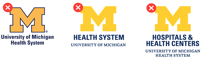 Discontinued Logo - Branding Guidelines Medicine of Michigan