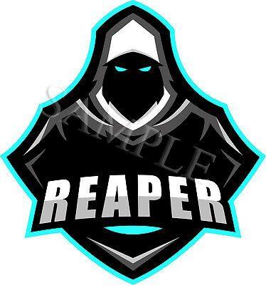 Reaper Logo - REAPER LOGO GAMING, Gamer, Mascot Vinyl Sticker Car Decal U.k Post Only