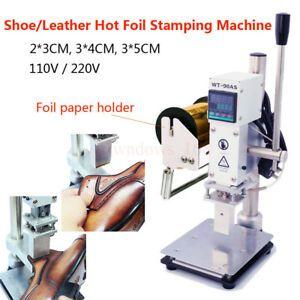Insole Logo - Shoe Leather Hot Foil Stamping Machine Upper Insole Logo Craft ...