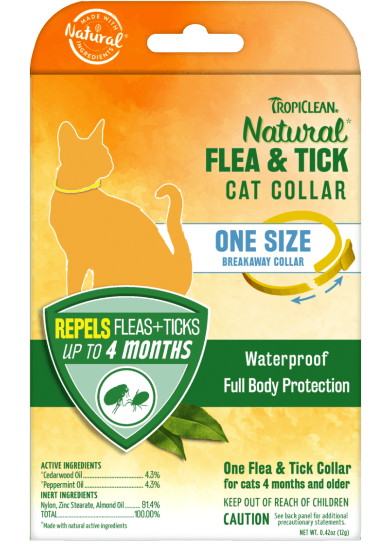 Tropiclean Logo - TropiClean Natural Flea and Tick Collar for Cats - TropiClean Pet ...