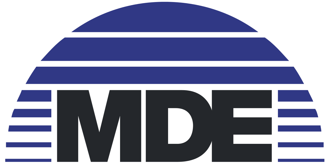 Mde Logo - File:MDE-logo.svg - Wikimedia Commons