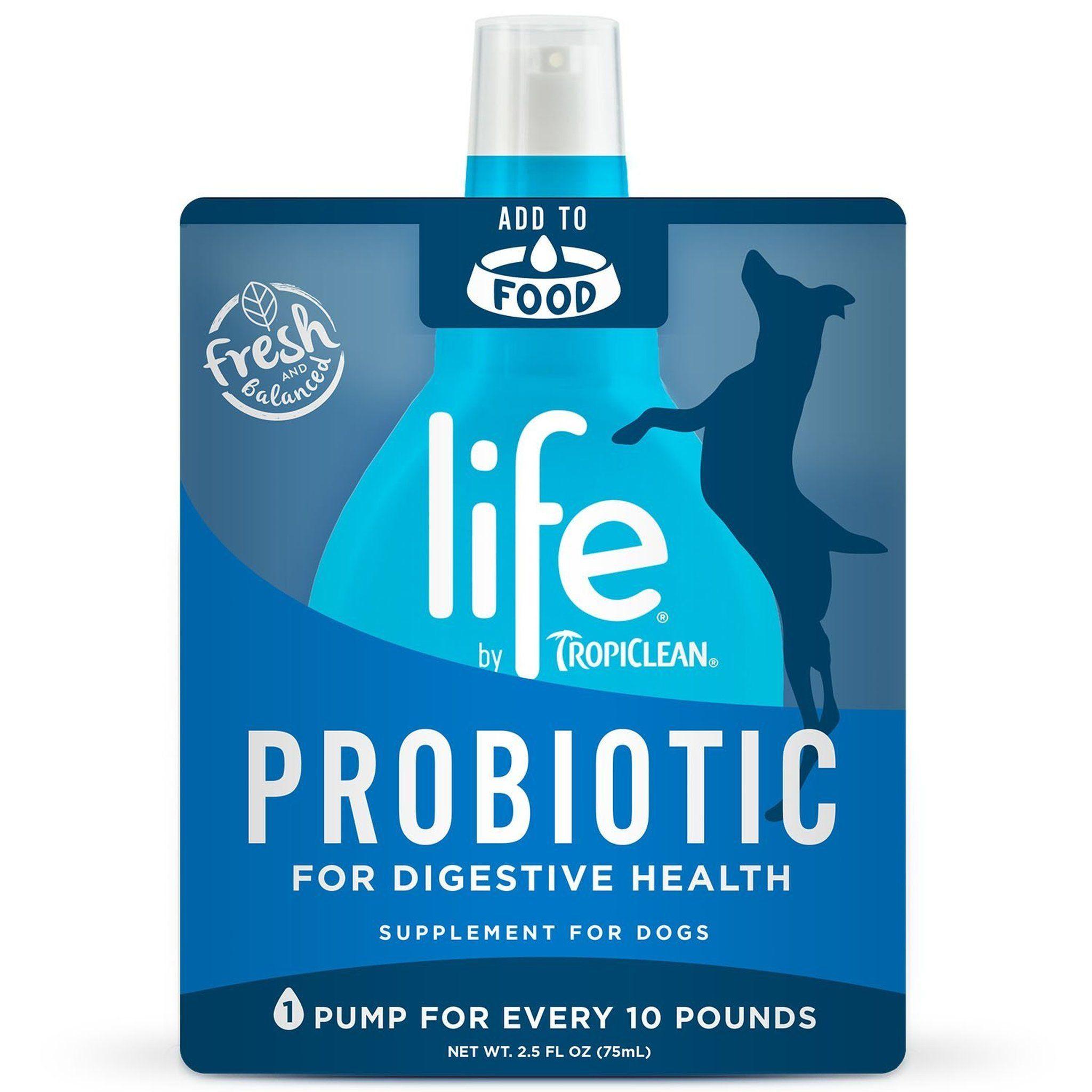 Tropiclean Logo - LIFE by TropiClean|Probiotic Digestive Health for Dogs|2.5 Ounces