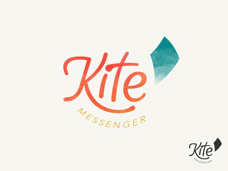 Kite Logo - Kite Messenger Logo | Art - graphic design | Logos design, Business ...