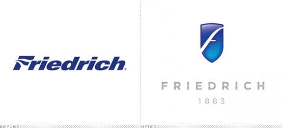 Friedrich Logo - Brand New: So Uncool