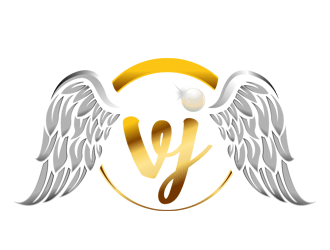 VJ Logo - VJ Hair logo design