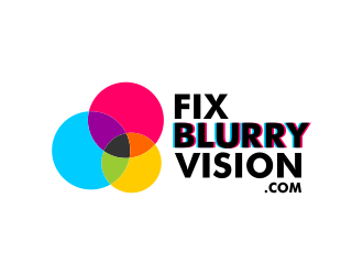 Blurry Logo - fixblurryvision.com OR Fix Blurry Vision logo design