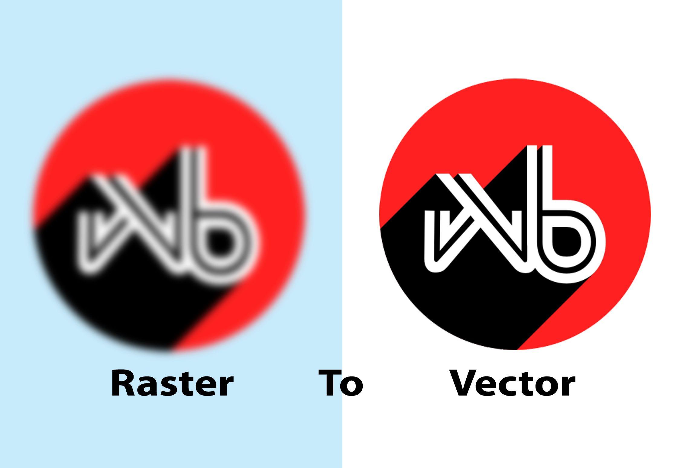 Raster Logo - I WILL DO VECTOR TRACE OR IMAGE TO VECTOR ANY LOW RESOLUTION / FUZZY ...