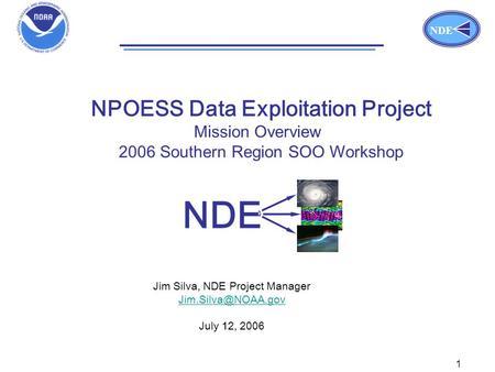 NPOESS Logo - NPOESS National Polar-orbiting Operational Environmental Satellite ...