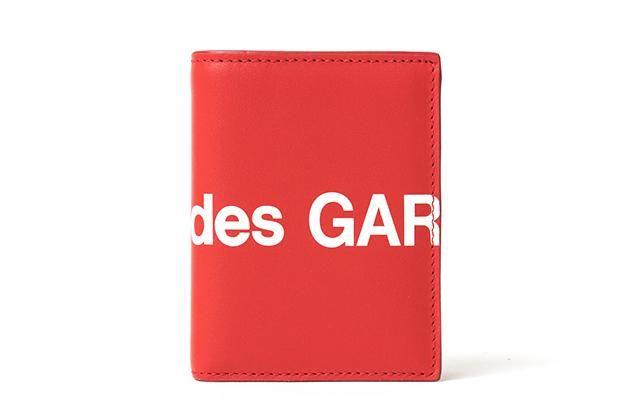 Huge Logo - COMME des GARCONS Wallet Huge Logo Fold Wallet (Red)