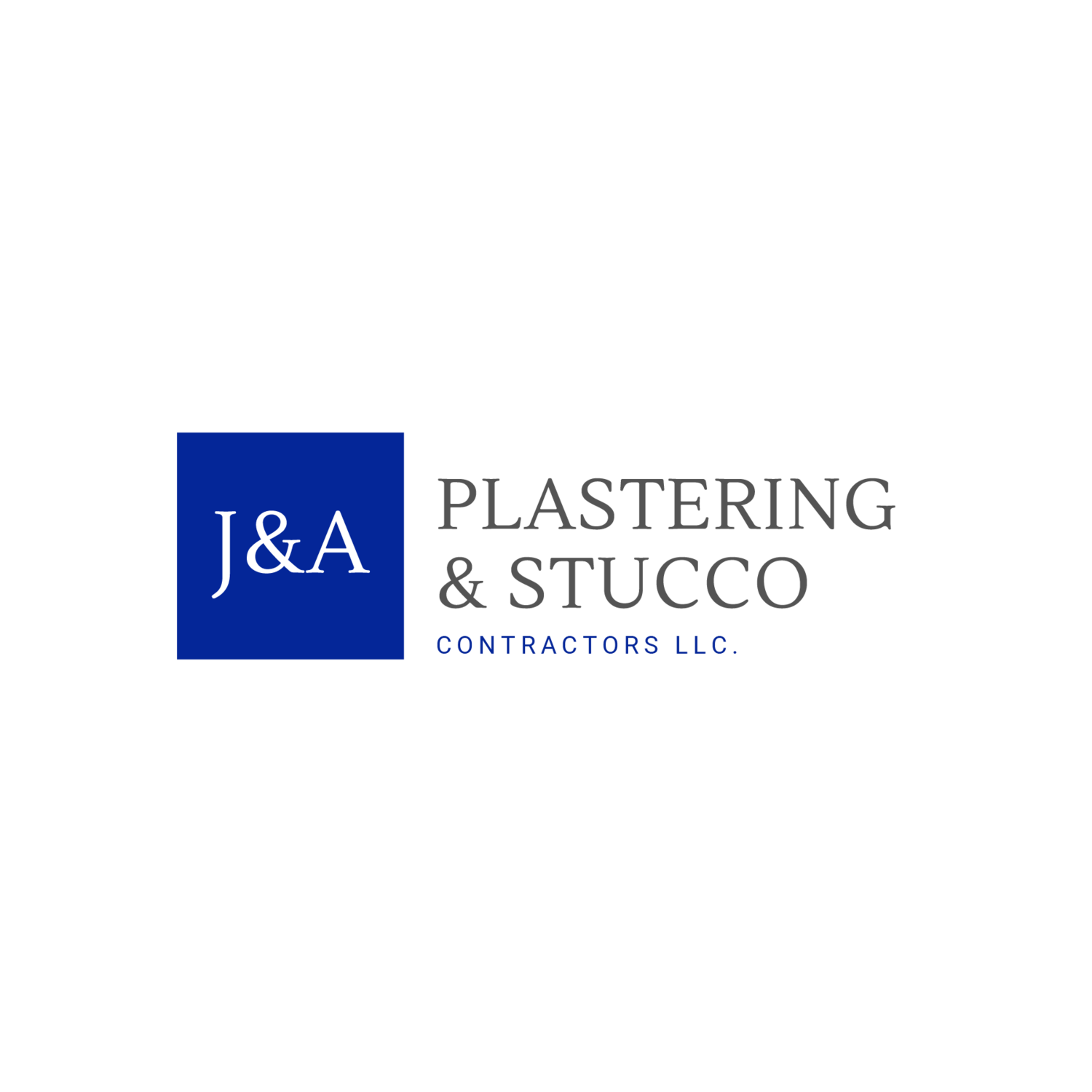 Stucco Logo - J & A Plastering & Stucco