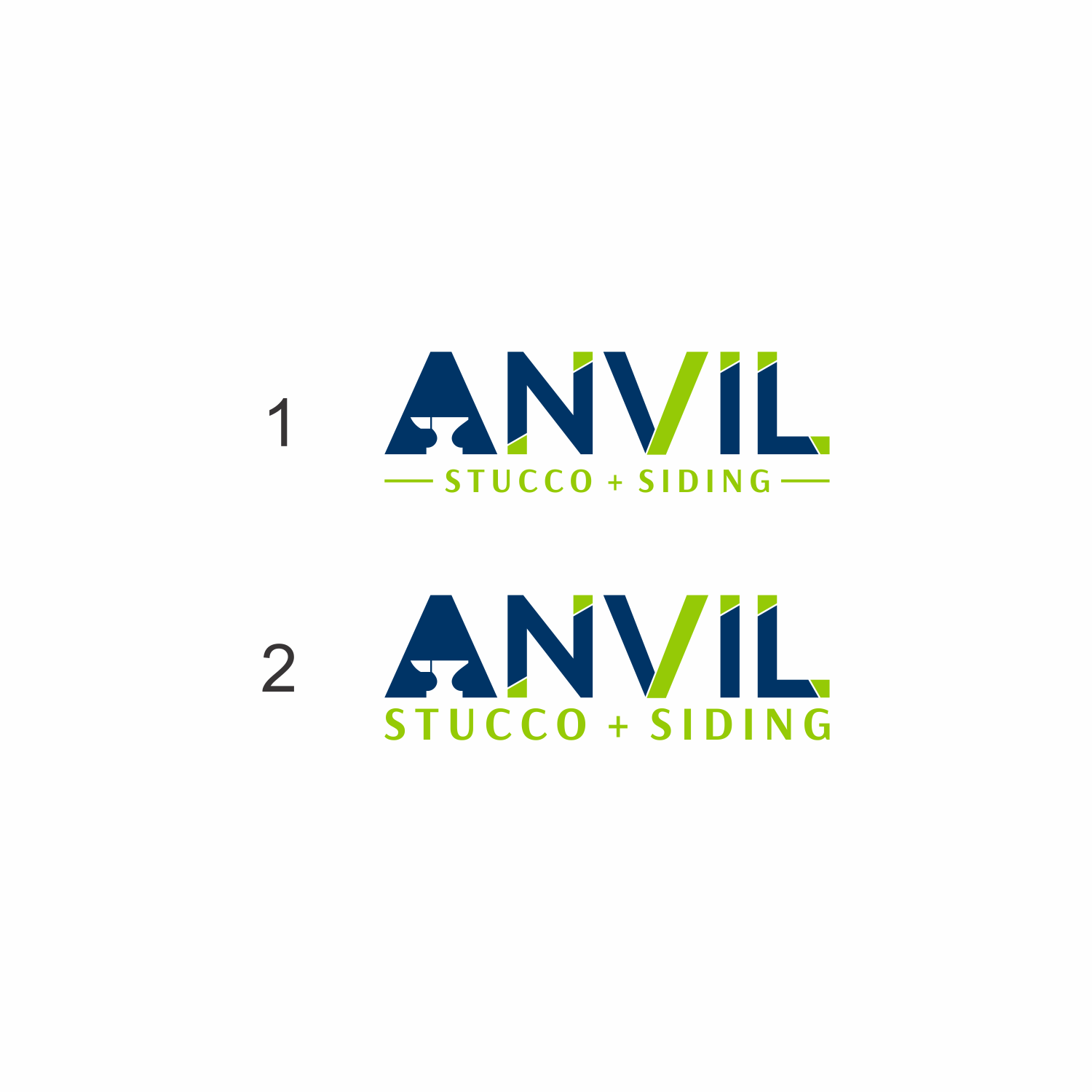 Stucco Logo - Bold, Modern, Construction Logo Design for ANVIL STUCCO + SIDING