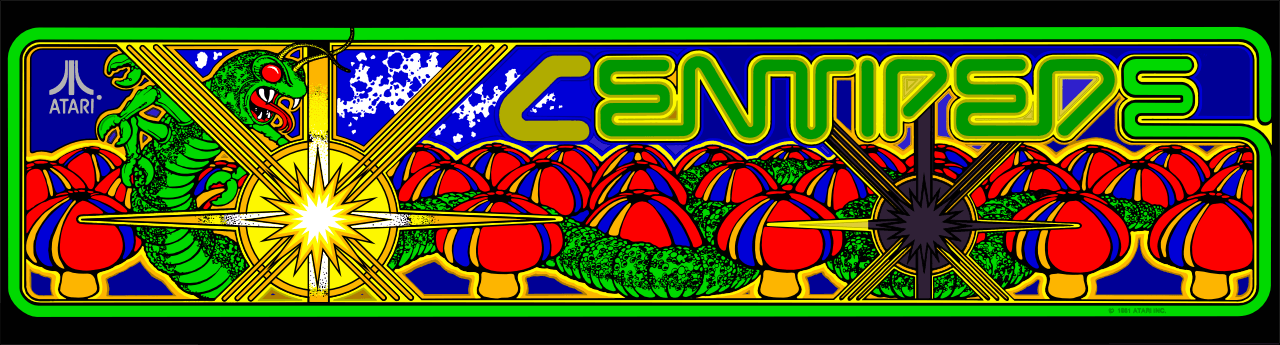 Centipede Logo - Retro Heart: CENTIPEDE Scale Arcade Model. logo