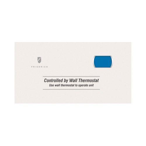 Friedrich Logo - PTAC Accessory, Friedrich, Label to direct to wall thermostat