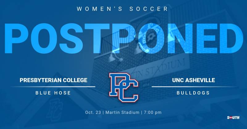 Unca Logo - Women's Soccer Game With UNCA Postponed - Presbyterian College Blue ...