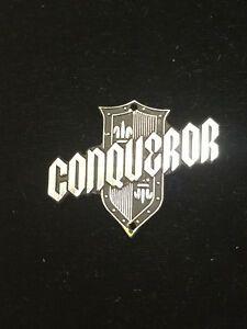 Conqueror Logo - Details about 1960's vintage guitar headstock badge/logo CONQUEROR new old  stock