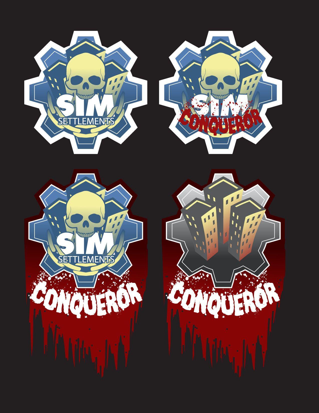 Conqueror Logo - Sim Settlements Conqueror Logo, Mike Ruinedworld Johnston