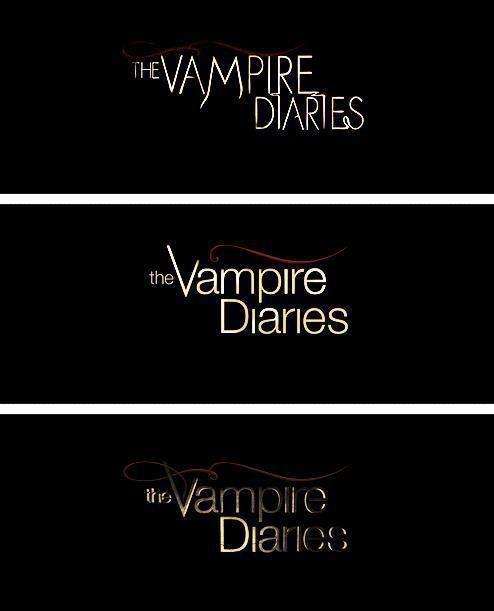 TVD Logo - TVD! Its gunny i didn't even realize they changed their fonts ...