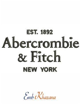 Fitch Logo - Abercrombie And Fitch Logo Embroidery Design