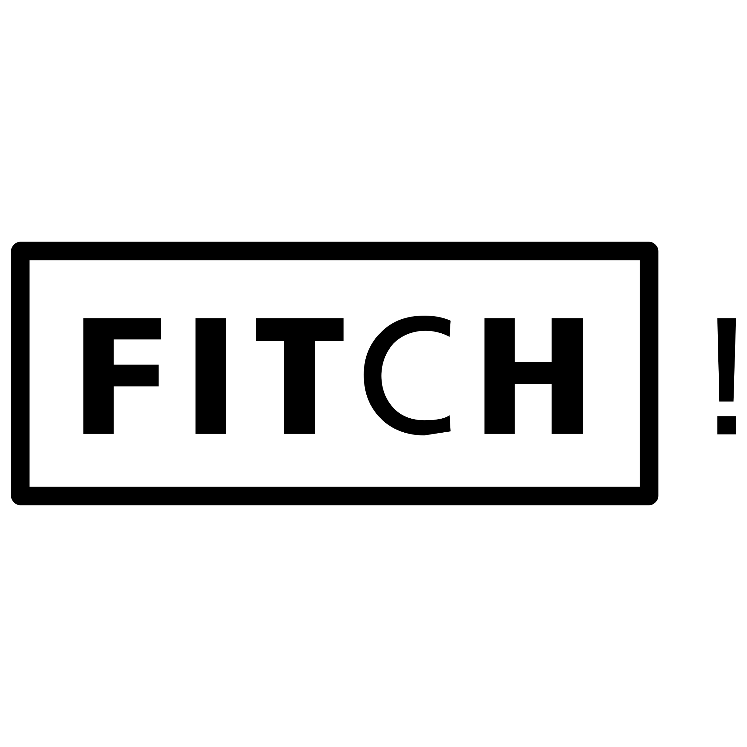 Fitch Logo - Fitch! Logo PNG Transparent & SVG Vector - Freebie Supply