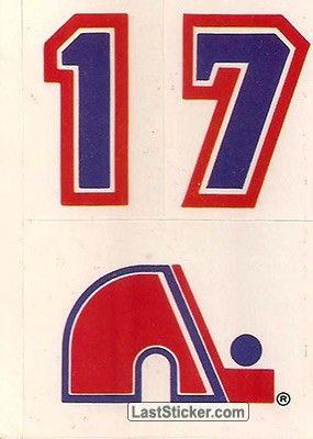 Nordiques Logo - Card S20: Quebec Nordiques Logo - Topps NHL Hockey 1987-1988 ...