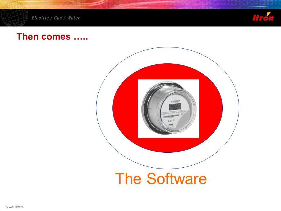 Itron Logo - 2005, Itron Inc. The Itron logo is integrated into the background ...