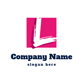 White Red L Logo - Free L Logo Designs | DesignEvo Logo Maker