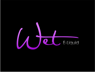 Wet Logo - Wet E Liquid Logo Design