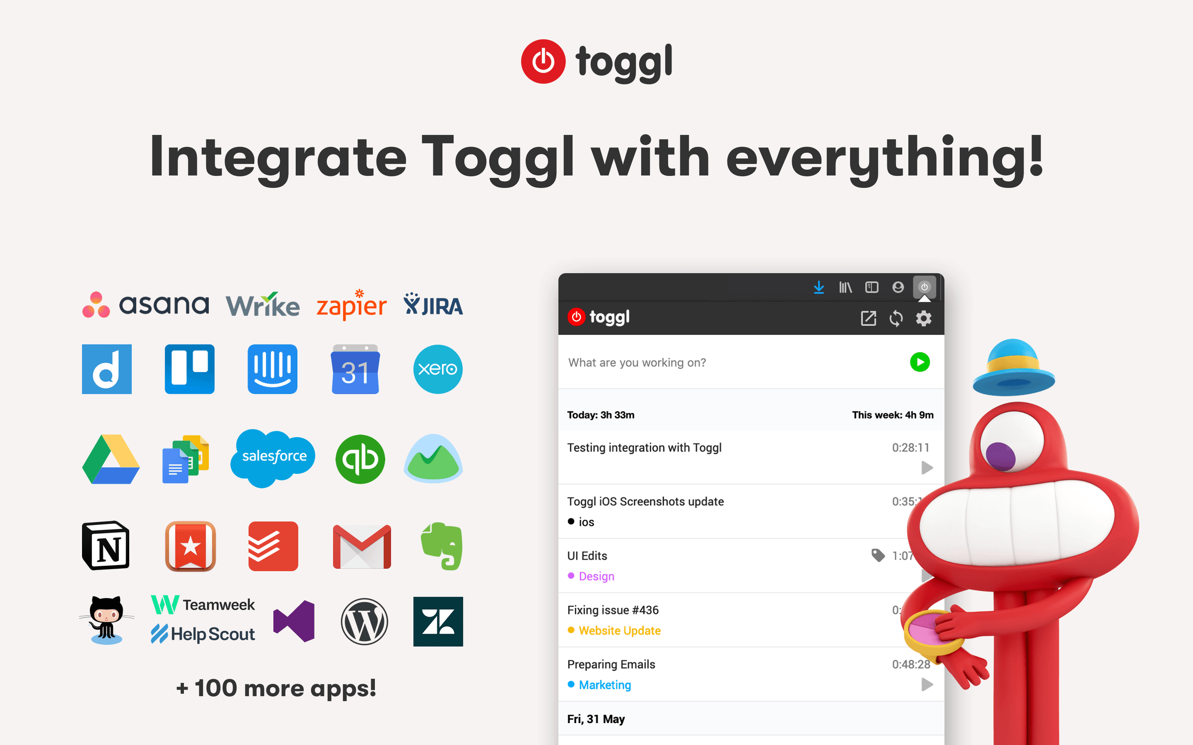 Toggl Logo - Toggl Button: Productivity & Time Tracker – Get this Extension for ...