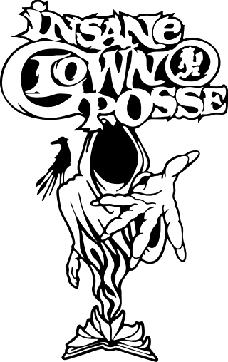 ICP Logo - INSANE CLOWN POSSE (I.C.P.) Huge Reaper with Logo Above. (Available