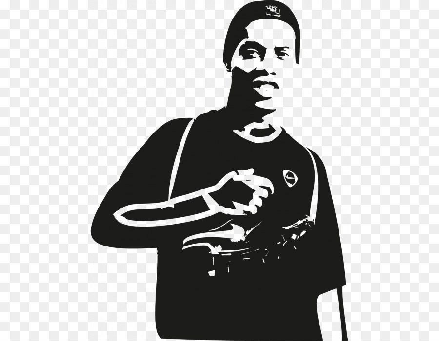 Ronaldinho Logo - Sticker Black png download - 700*700 - Free Transparent Sticker png ...