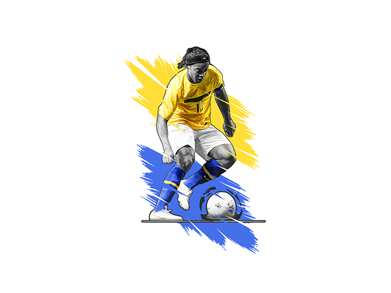 Ronaldinho Logo - Ronaldinho - Limited Edition T-shirt design by Mikus Kruze on Dribbble